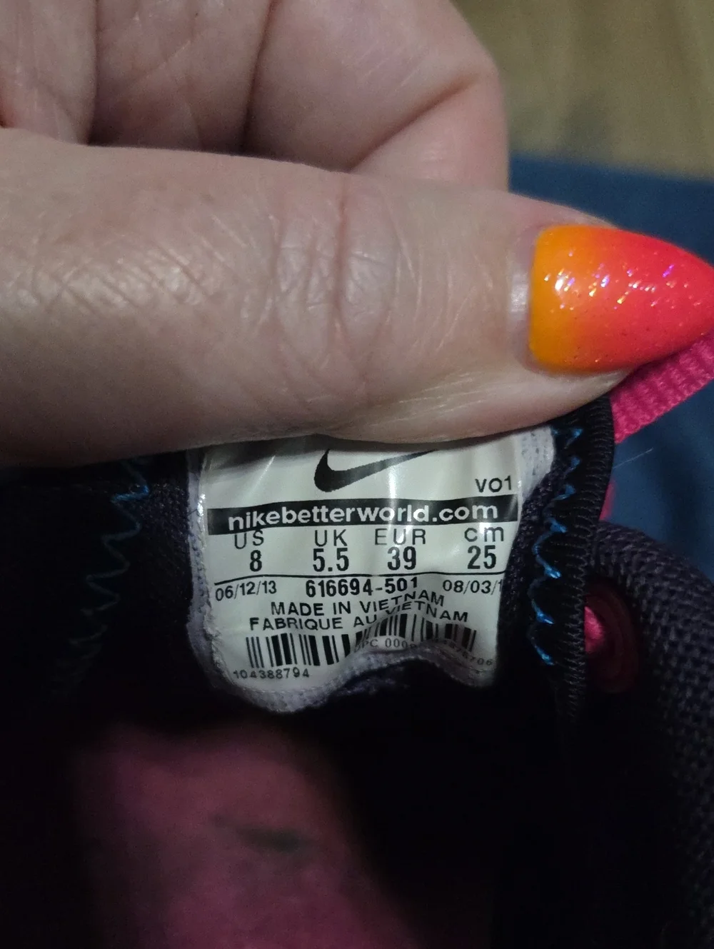 Nike | Flex Supreme TR 2 Blue/Pink/Black Athletic Trainers